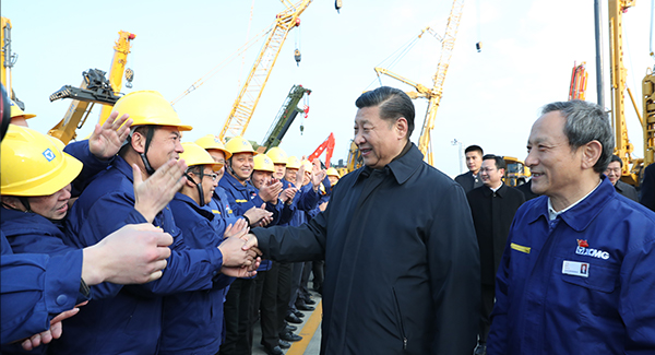 12月12日，习总书记视察徐工